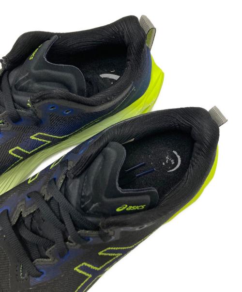 asics（アシックス）asics (アシックス) ローカットスニーカー ブラック×イエロー サイズ:26.0cmの古着・服飾アイテム