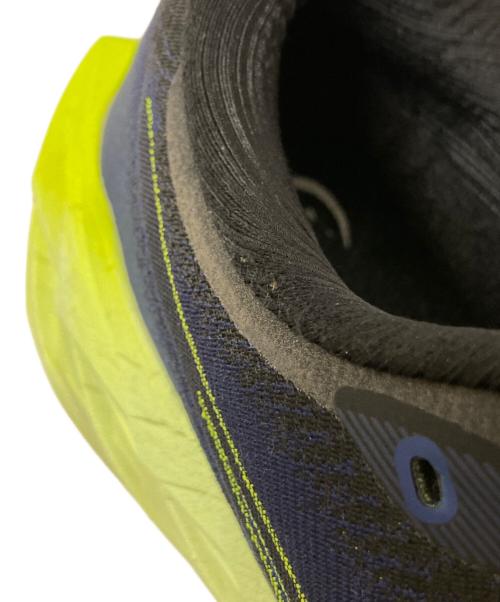 asics（アシックス）asics (アシックス) ローカットスニーカー ブラック×イエロー サイズ:26.0cmの古着・服飾アイテム