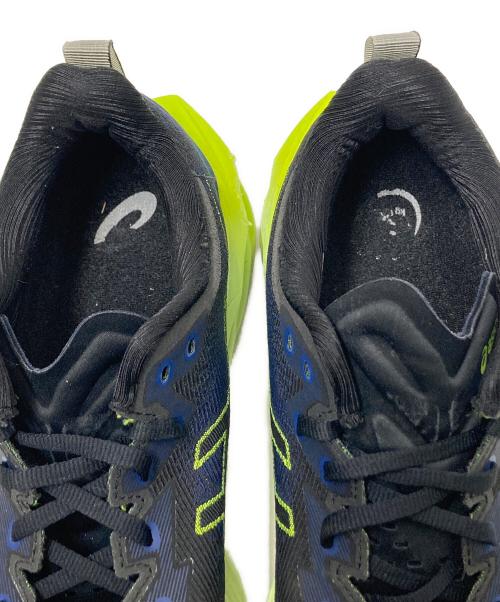 asics（アシックス）asics (アシックス) ローカットスニーカー ブラック×イエロー サイズ:26.0cmの古着・服飾アイテム