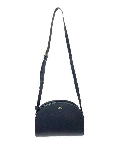 A.P.C.（アーペーセー）A.P.C. (アーペーセー) ハーフムーンショルダーバッグ ブラック サイズ:下記参照の古着・服飾アイテム