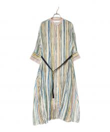 ebure（エブール）の古着「マルチストライプワンピース」｜マルチカラー