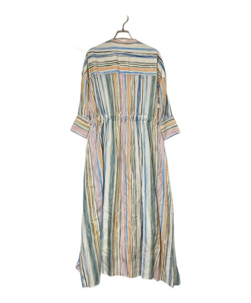 ebure（エブール）ebure (エブール) マルチストライプワンピース マルチカラー サイズ:38の古着・服飾アイテム