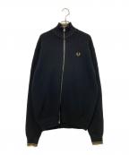 FRED PERRYフレッドペリー）の古着「ドライバーズニット」｜ブラック