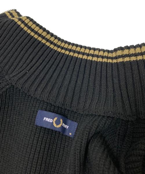 FRED PERRY（フレッドペリー）FRED PERRY (フレッドペリー) ドライバーズニット ブラック サイズ:Mの古着・服飾アイテム