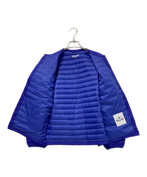 ORCIVAL（オーシバル）ORCIVAL (オーシバル) ノーカラーダウンジャケット パープル サイズ:3の古着・服飾アイテム