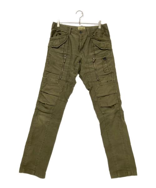 AVIREX（アヴィレックス）AVIREX (アヴィレックス) ギミックカーゴパンツ グリーン サイズ:Lの古着・服飾アイテム
