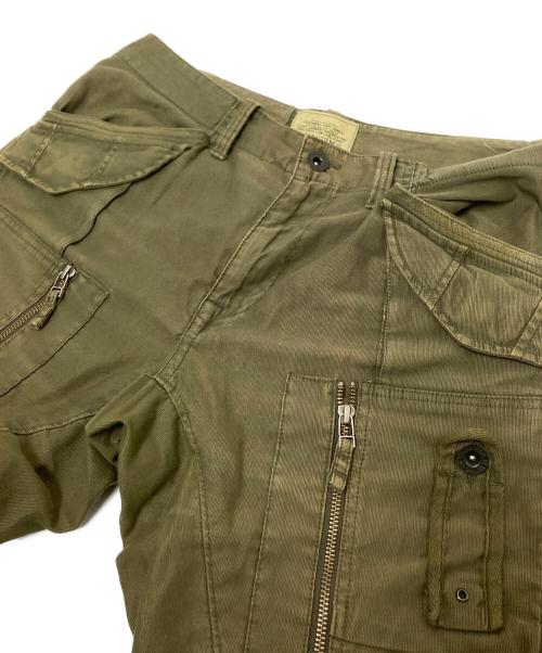 AVIREX（アヴィレックス）AVIREX (アヴィレックス) ギミックカーゴパンツ グリーン サイズ:Lの古着・服飾アイテム