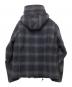 VANSON (バンソン) フーデッドオンブレウールジャケット グレー×ブラック サイズ:XL：6000円