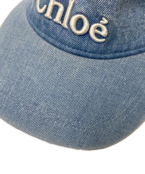 Chloe（クロエ）Chloe (クロエ) ベースボールキャップ インディゴ サイズ:58の古着・服飾アイテム