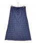 45rpm（45アールピーエム）の古着「コットンチェックスカート」｜ネイビー
