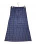 45rpm (45アールピーエム) コットンチェックスカート ネイビー サイズ:下記参照：4500円
