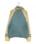 PIKO (ピコ) カウチンニット ジャケット アイボリー×ブルー サイズ:L：5000円