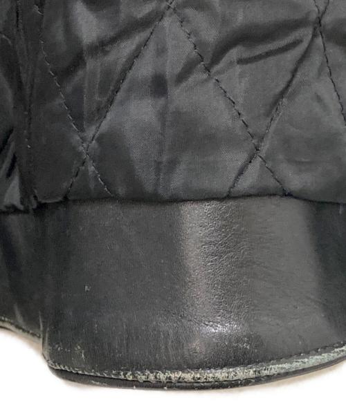 US GENUINE WEAR（ユーエス ジェニュイン ウェア）US GENUINE WEAR (ユーエス ジェニュイン ウェア) レザーライダースジャケット ブラック サイズ:42の古着・服飾アイテム