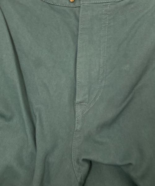 KOLOR（カラー）KOLOR (カラー) コットンタックパンツ グリーン サイズ:1の古着・服飾アイテム