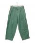 KOLOR（カラー）の古着「コットンタックパンツ」｜グリーン