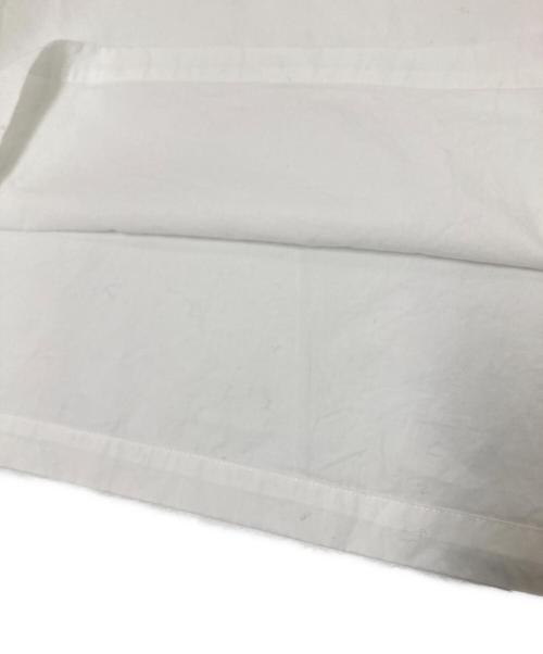 mizuiro-ind（ミズイロインド）mizuiro-ind (ミズイロインド) ノーカラーブラウス ホワイト サイズ:下記参照の古着・服飾アイテム