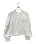 mizuiro-ind (ミズイロインド) ノーカラーブラウス ホワイト サイズ:下記参照：4000円