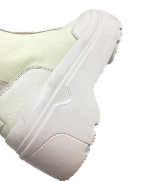 HUNTER（ハンター）HUNTER (ハンター) エクスプローラー アンクル ジップ フラットフォームブーツ アイボリー サイズ:US:6の古着・服飾アイテム