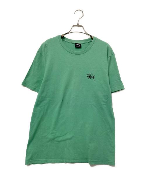 stussy（ステューシー）stussy (ステューシー) インターナショナルプリントTシャツ グリーン サイズ:Mの古着・服飾アイテム