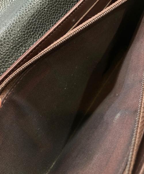 CHANEL（シャネル）CHANEL (シャネル) マトラッセクラシックロングフラップウォレット ブラックの古着・服飾アイテム