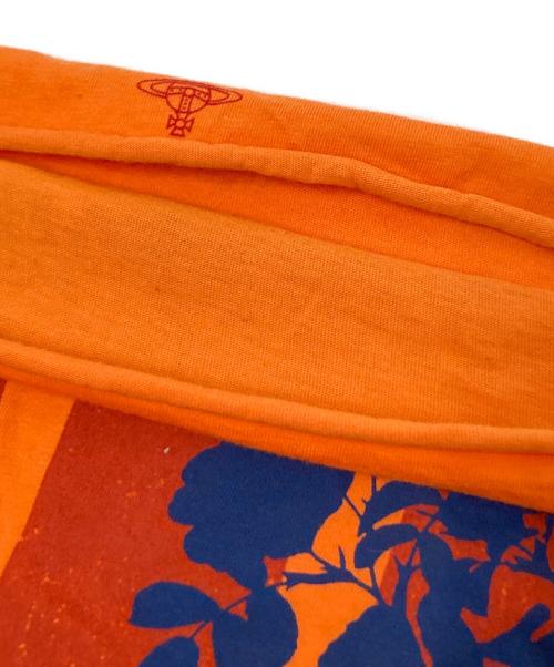 Vivienne Westwood（ヴィヴィアンウエストウッド）Vivienne Westwood (ヴィヴィアンウエストウッド) ノースリーブカットソー オレンジ サイズ:2の古着・服飾アイテム