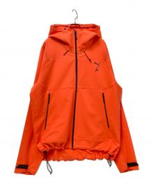 PUMA（プーマ）の古着「フーデッドジャケット」｜オレンジ