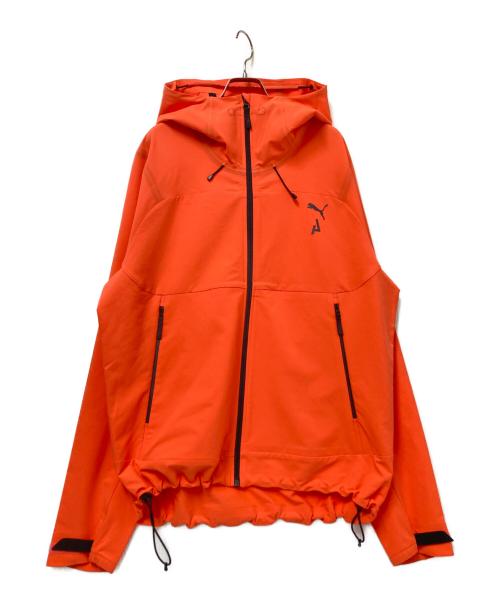 PUMA（プーマ）PUMA (プーマ) フーデッドジャケット オレンジ サイズ:Lの古着・服飾アイテム