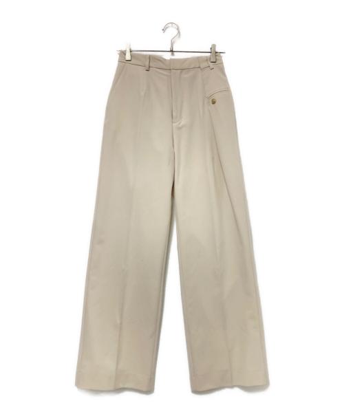 Ameri（アメリ）Ameri (アメリ) イージーパンツ ベージュ サイズ:Mの古着・服飾アイテム