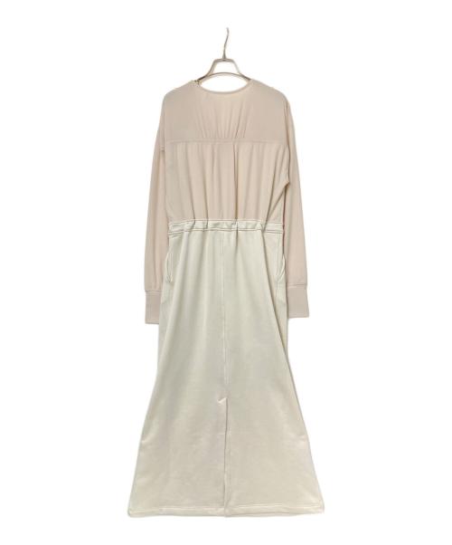 Ameri（アメリ）Ameri (アメリ) UND DOCKING DESIGN SWEAT DRESS ベージュ サイズ:M 未使用品の古着・服飾アイテム