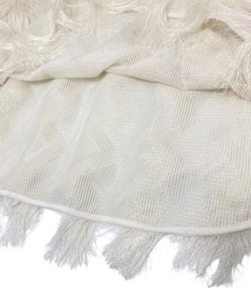 Ameri（アメリ）Ameri (アメリ) FULL FRINGE OVER TOP アイボリー サイズ:Fの古着・服飾アイテム