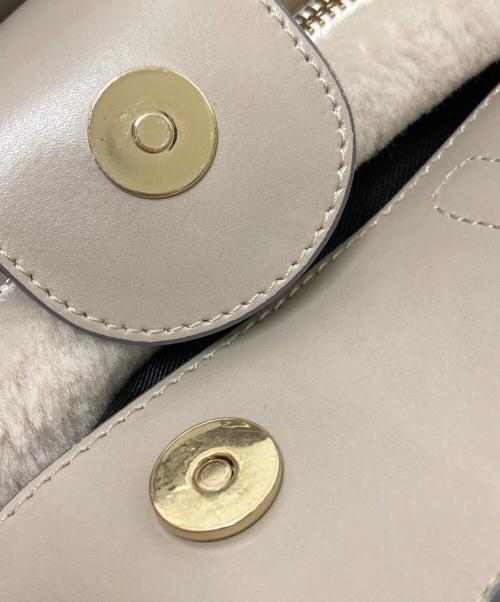 ANITA BILARDI（アニタビラルディ）ANITA BILARDI (アニタビラルディ) 2WAYムートンムートンバッグ ベージュ サイズ:下記参照の古着・服飾アイテム