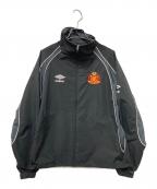 UMBRO×9090アンブロ×9090）の古着「Emblem Nylon Jacket」｜ブラック