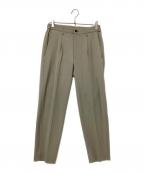 UNITED TOKYOユナイテッドトーキョー）の古着「アウトラスト キープクリース 1タック ストレートパンツ」｜グレー