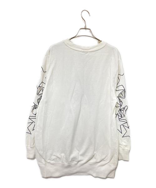 Hysteric Glamour（ヒステリックグラマー）Hysteric Glamour (ヒステリックグラマー) プリントスウェット ホワイト サイズ:FREEの古着・服飾アイテム