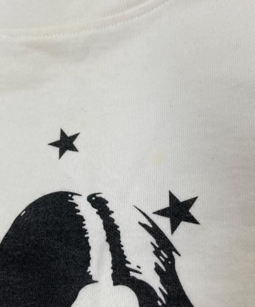 Hysteric Glamour（ヒステリックグラマー）Hysteric Glamour (ヒステリックグラマー) プリントスウェット ホワイト サイズ:FREEの古着・服飾アイテム