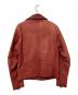 AVIREX (アヴィレックス) シープスキンレザージャケット レッド サイズ:M：5000円