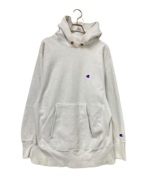 Champion（チャンピオン）Champion (チャンピオン) 90‘Sリバースウィーブプルオーバーパーカー ホワイト サイズ:Mの古着・服飾アイテム