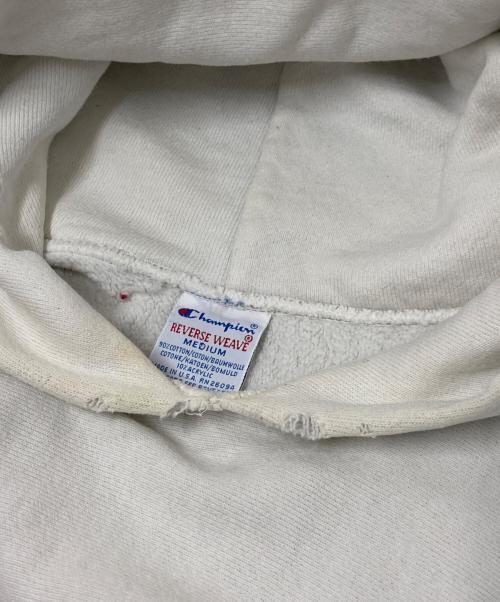 Champion（チャンピオン）Champion (チャンピオン) 90‘Sリバースウィーブプルオーバーパーカー ホワイト サイズ:Mの古着・服飾アイテム