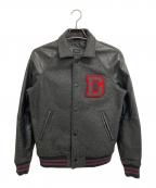 DIESELディーゼル）の古着「スタジャン」｜グレー×ブラック