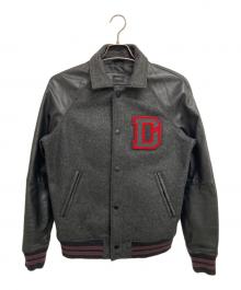 DIESEL（ディーゼル）の古着「スタジャン」｜グレー×ブラック