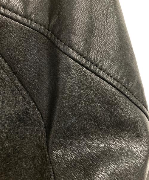 DIESEL（ディーゼル）DIESEL (ディーゼル) スタジャン グレー×ブラック サイズ:Sの古着・服飾アイテム