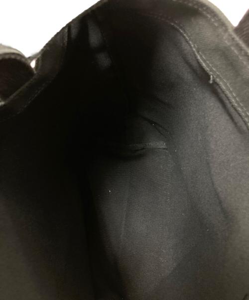 PORTER（ポーター）PORTER (ポーター) LOWERCASE (ロウワーケース) キャンバスショルダーバッグ ブラック×ホワイト サイズ:下記参照の古着・服飾アイテム