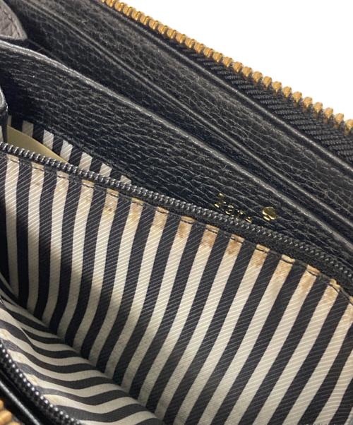 Kate Spade（ケイトスペード）Kate Spade (ケイトスペード) ラウンドジップウォレット ブラック サイズ:下記参照の古着・服飾アイテム
