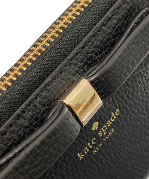 Kate Spade（ケイトスペード）Kate Spade (ケイトスペード) ラウンドジップウォレット ブラック サイズ:下記参照の古着・服飾アイテム