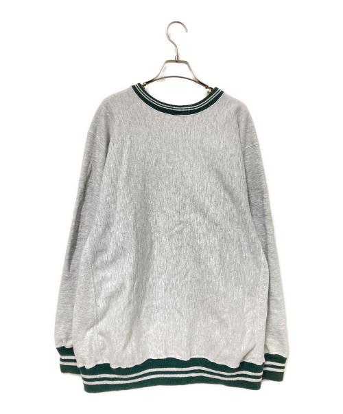 Champion（チャンピオン）Champion (チャンピオン) 90‘Sリバースウィーブスウェット グレー×グリーン サイズ:XXLの古着・服飾アイテム