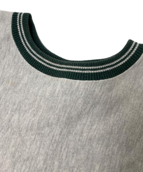Champion（チャンピオン）Champion (チャンピオン) 90‘Sリバースウィーブスウェット グレー×グリーン サイズ:XXLの古着・服飾アイテム