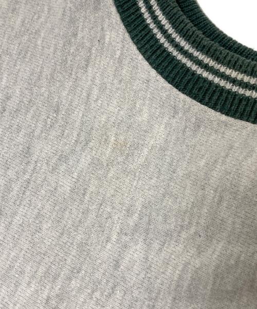 Champion（チャンピオン）Champion (チャンピオン) 90‘Sリバースウィーブスウェット グレー×グリーン サイズ:XXLの古着・服飾アイテム