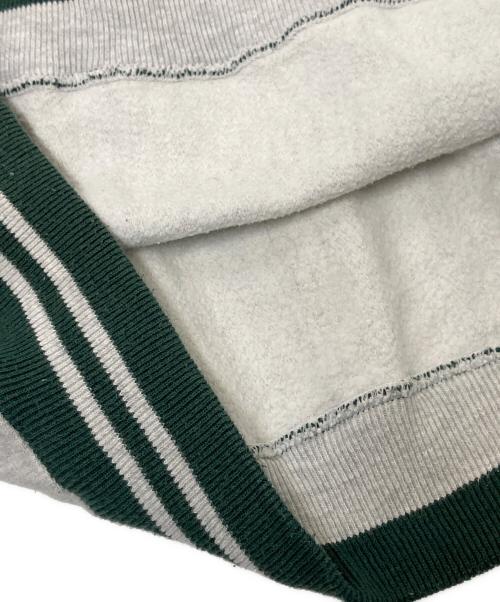 Champion（チャンピオン）Champion (チャンピオン) 90‘Sリバースウィーブスウェット グレー×グリーン サイズ:XXLの古着・服飾アイテム