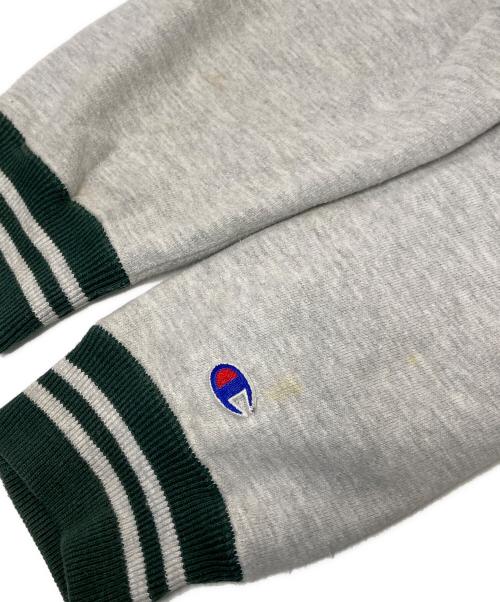 Champion（チャンピオン）Champion (チャンピオン) 90‘Sリバースウィーブスウェット グレー×グリーン サイズ:XXLの古着・服飾アイテム