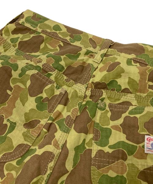 GROVERS（グローバーズ）GROVERS (グローバーズ) ペインターパンツ グリーン×ブラウン サイズ:31の古着・服飾アイテム